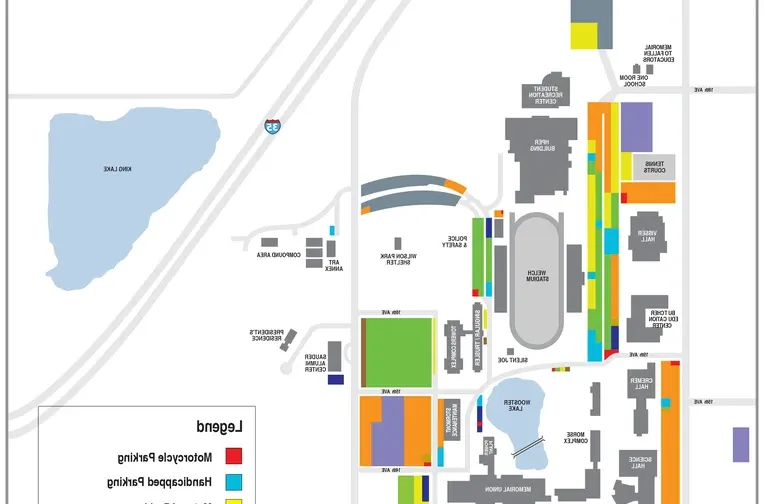 Map of Emporia State campus